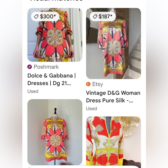 Dolce & Gabana 2011 vintage silk sheath dress swords and filigree - Picture 12 of 16